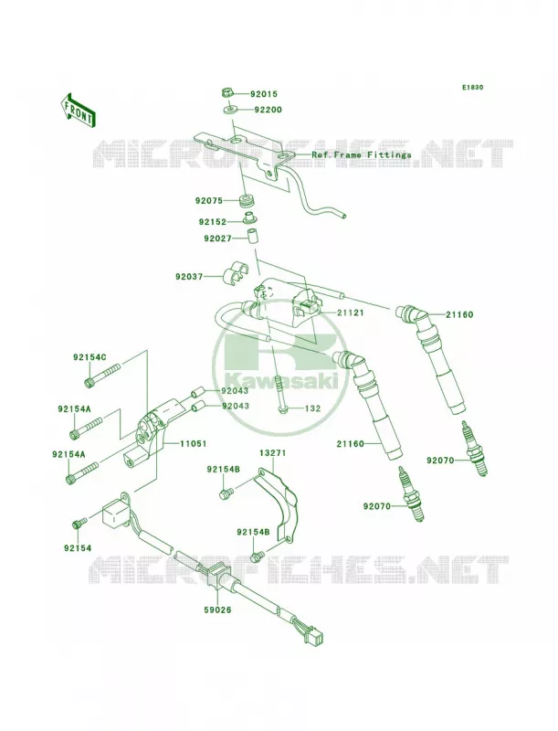 Ignition System Kawasaki MOTOS 800 2014 W800  EJ800AEFA
