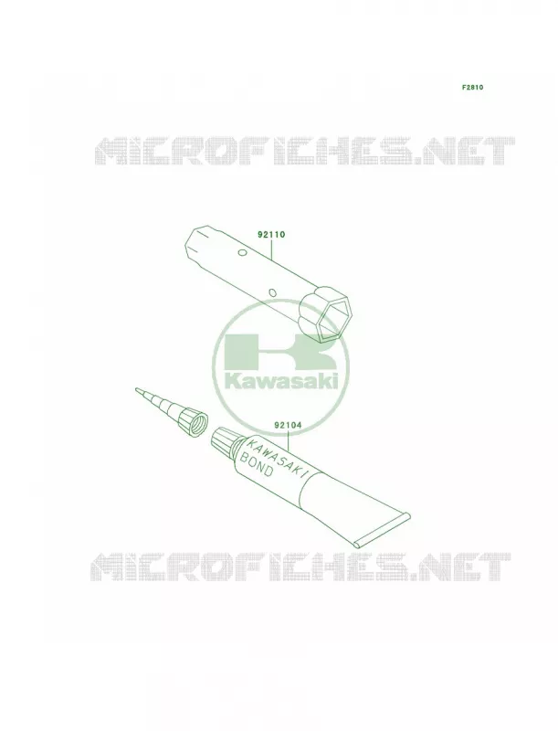 Owner's Tools Kawasaki MOTOS 300 2000 KLX300R  KLX300-A5