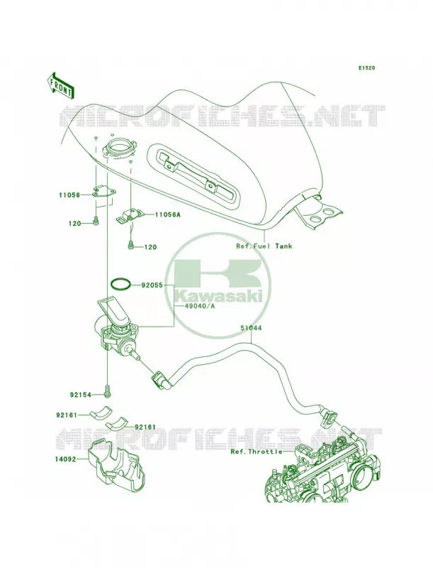 Fuel Pump Kawasaki MOTOS 800 2013 W800   EJ800ADF