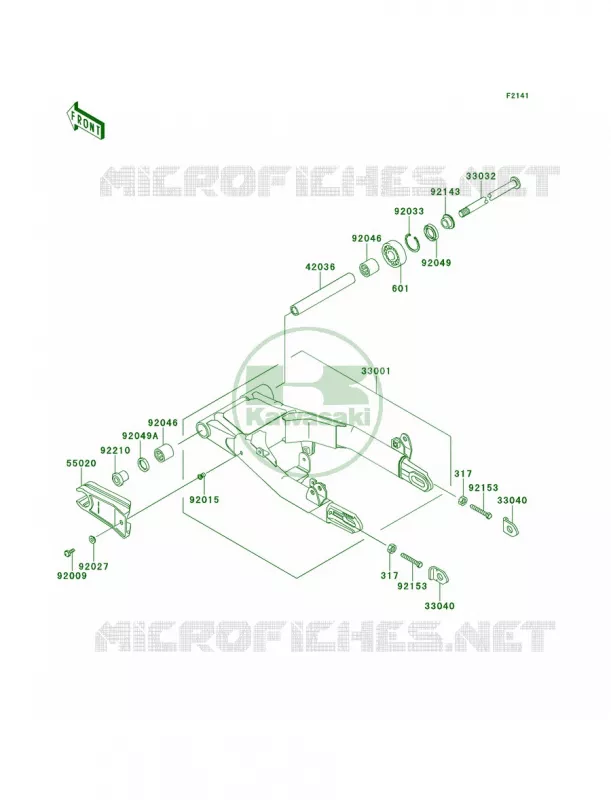 Swingarm Kawasaki MOTOS 800 2013 W800   EJ800ADF
