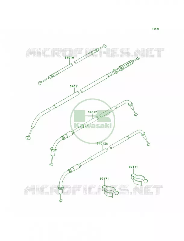 Cables Kawasaki MOTOS 800 2013 W800   EJ800ADFA
