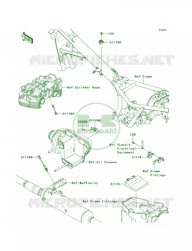 Fuel Injection Kawasaki MOTOS 800 2013 W800   EJ800ADFA