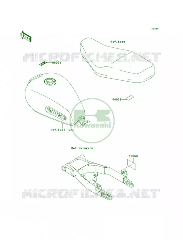 Labels Kawasaki MOTOS 800 2013 W800   EJ800ADFA