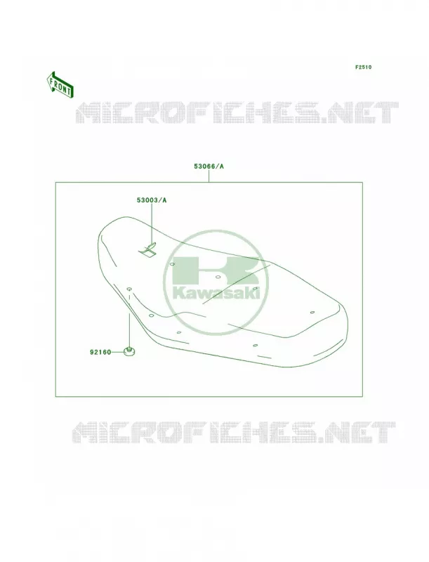 Seat Kawasaki MOTOS 800 2013 W800   EJ800ADFA