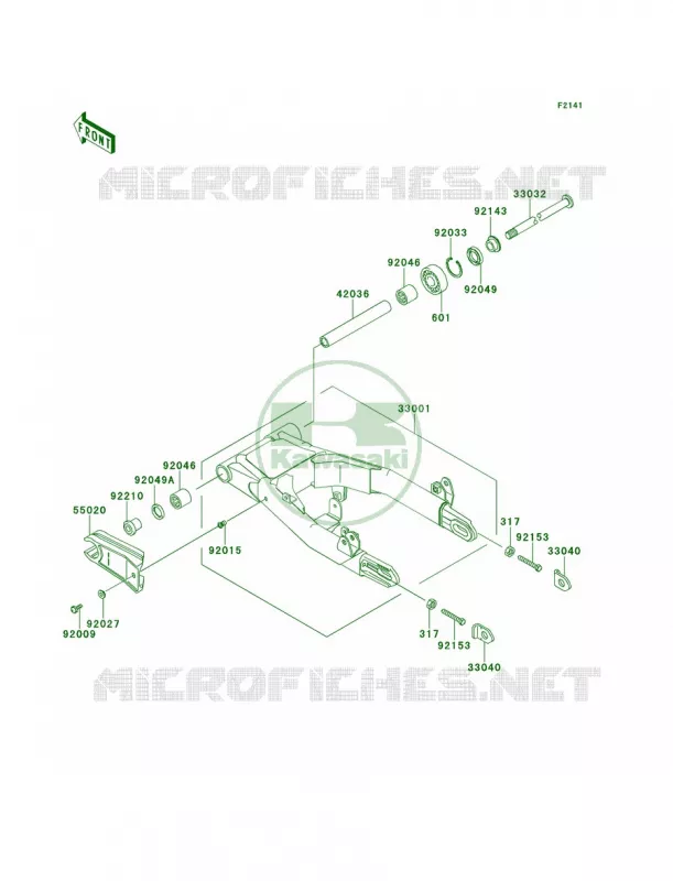 Swingarm Kawasaki MOTOS 800 2013 W800   EJ800ADFA