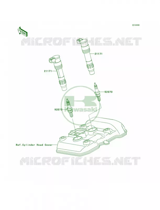 Ignition System Kawasaki MOTOS 300 2013 Ninja 300   EX300BDF