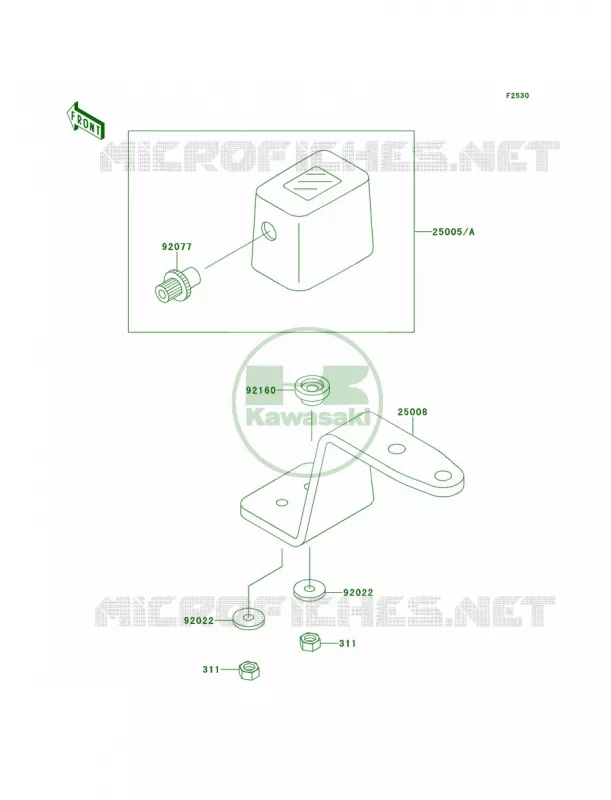 Meters Kawasaki MOTOS 220 1999 KDX220R  KDX220-A6