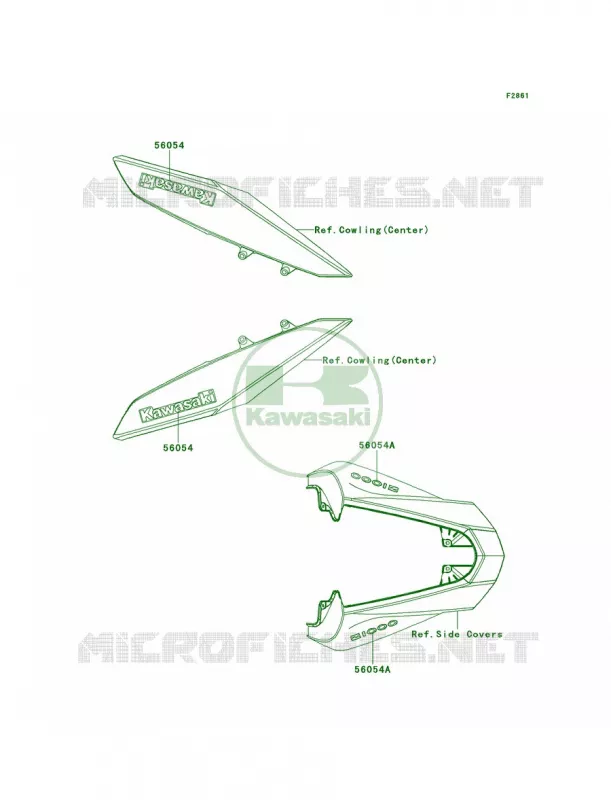 DecalsBlackWhiteDAF Kawasaki MOTOS 1000 2011 Z1000  ZR1000DBF