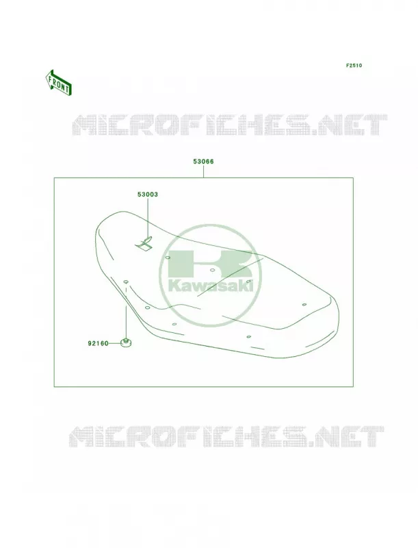 Seat Kawasaki MOTOS 800 2011 W800   EJ800ABS