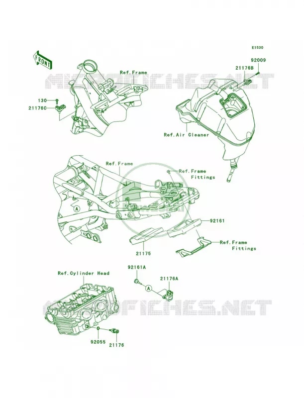Fuel Injection Kawasaki MOTOS 650 2010 ER-6n   ER650CAF