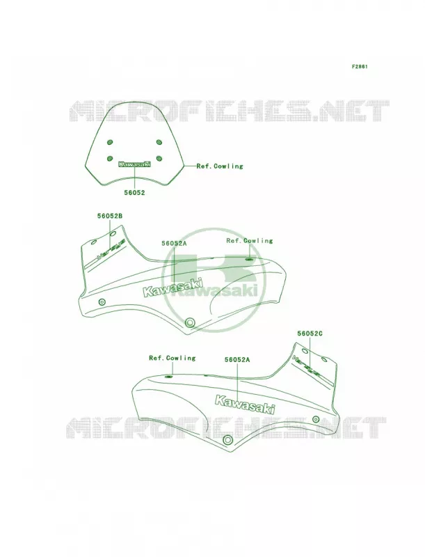 DecalsOrangeEbonyA7F Kawasaki MOTOS 650 2009 Versys   KLE650A9F