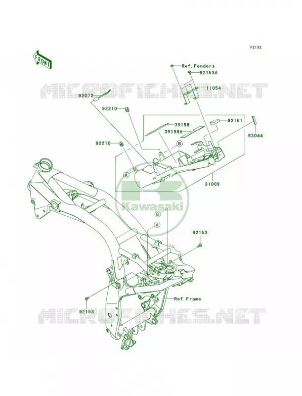 Battery Case Kawasaki MOTOS 1000 2007 Z1000  ZR1000B7F