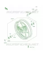 Front Hub voor Kawasaki ER-6n  2006