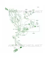 Gear Change Mechanism voor Kawasaki ER-6n  2006