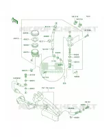 Rear Master Cylinder voor Kawasaki ER-6n  2006