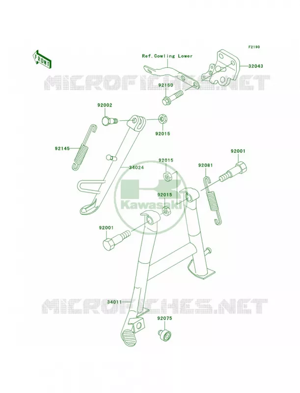 Stands Kawasaki MOTOS 250 2006 Ninja 250R  EX250F6F