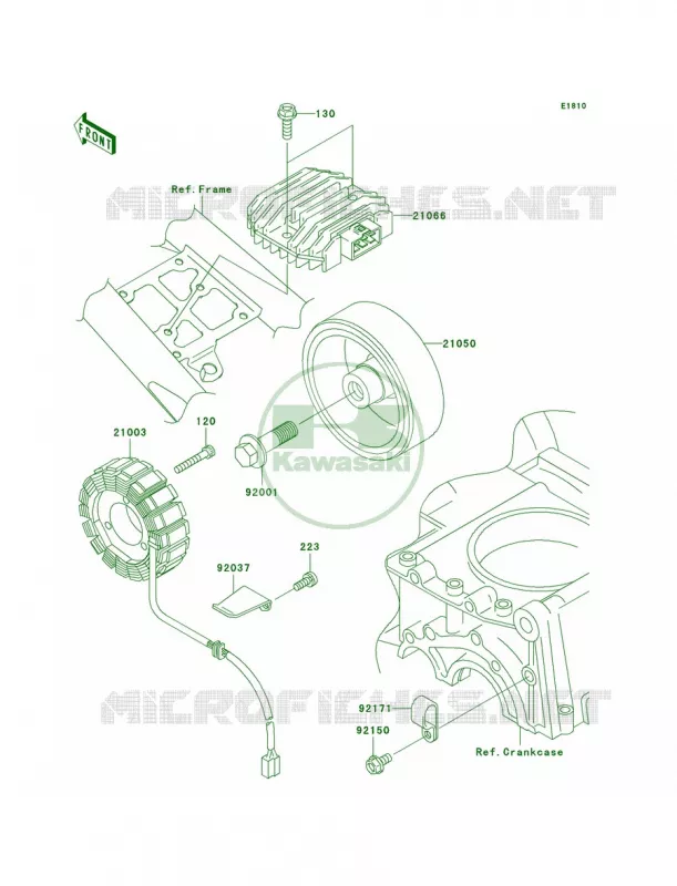 Generator Kawasaki MOTOS 750 2002 ZR-7S  ZR750-H2