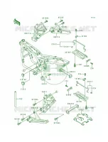 Battery Case voor Kawasaki Zephyr 1991