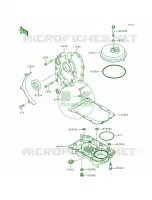 Breather BodyOil Pan voor Kawasaki Zephyr 1991
