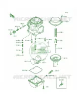 Carburetor Parts voor Kawasaki Zephyr 1991