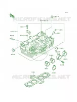 Cylinder Head voor Kawasaki Zephyr 1991