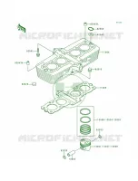 CylinderPiston voor Kawasaki Zephyr 1991