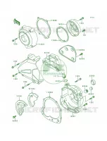 Engine Cover voor Kawasaki Zephyr 1991