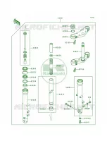 Front Fork voor Kawasaki Zephyr 1991