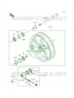 Front Hub voor Kawasaki Zephyr 1991