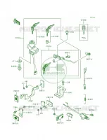 Ignition SwitchJKAZRFB1MA004499&ampNAMI. voor Kawasaki Zephyr 1991