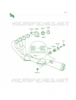 Muffler voor Kawasaki Zephyr 1991