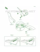 Side CoverChain CaseZR550 B3 voor Kawasaki Zephyr 1991
