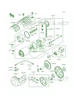 Starter Motor voor Kawasaki Zephyr 1991