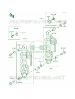SuspensionShock Absorber voor Kawasaki Zephyr 1991