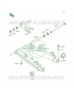 Swing Arm voor Kawasaki Zephyr 1991