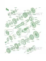 Transmission voor Kawasaki Zephyr 1991