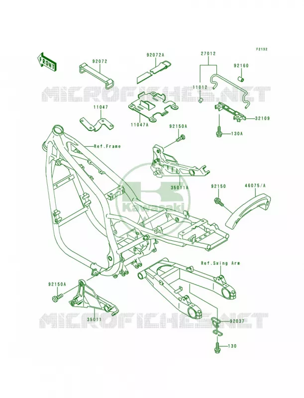 Battery Case Kawasaki MOTOS 750 1991 Zephyr 750  ZR750-C1