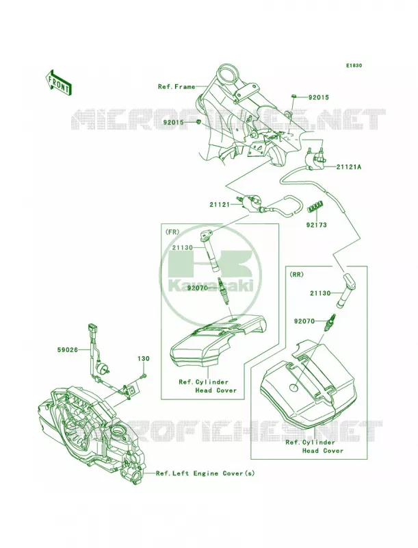 Ignition System Kawasaki MOTOS 1700 2014 Vulcan 1700 Nomad ABS  VN1700DEFA