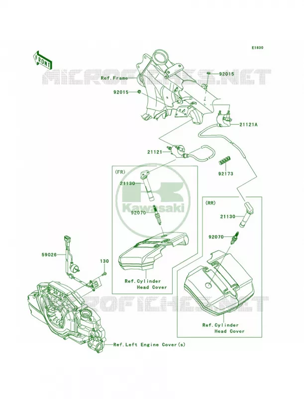 Ignition System Kawasaki MOTOS 1700 2013 Vulcan 1700 Vaquero  VN1700JDFA